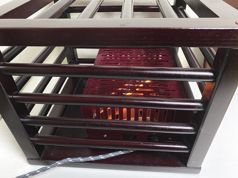 送料無料■HEATEC/株式会社ヒーテック ミニこたつ MK-301 専用天板付 暖房器具 動作確認済み_画像6