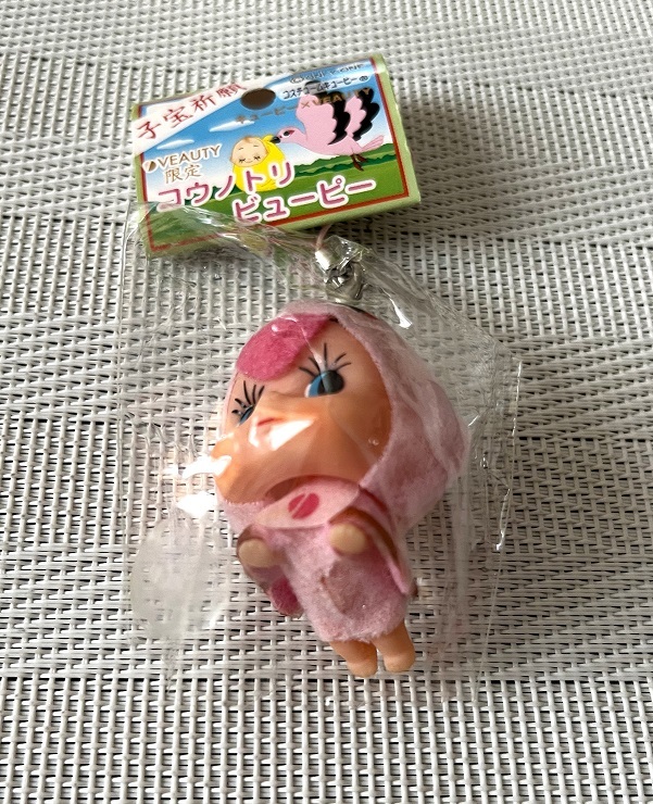 ☆【キューピー】コウノトリ ビューピー コスチューム キューピー ピンク 顔デカ 希少 レア☆