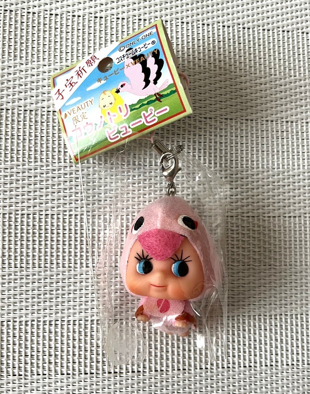 ☆【キューピー】コウノトリ ビューピー コスチューム キューピー ピンク 顔デカ 希少 レア☆