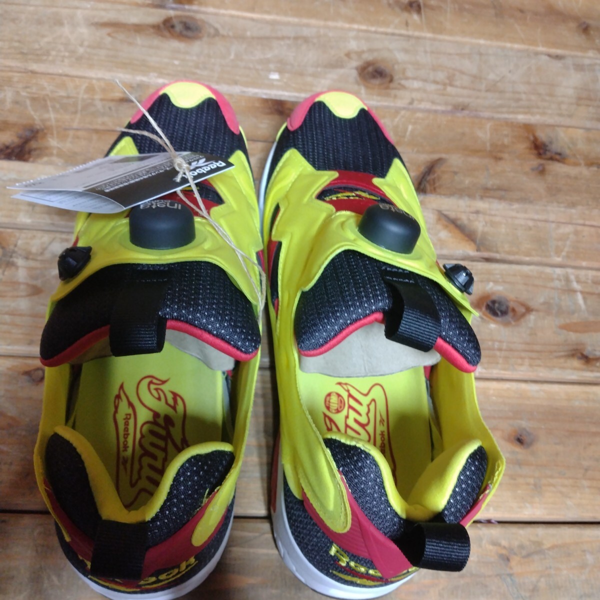 未使用　Reebok INSTAPUMP FURY OG 27cm シトロン V47514　リーボック インスタ ポンプフューリー_画像8