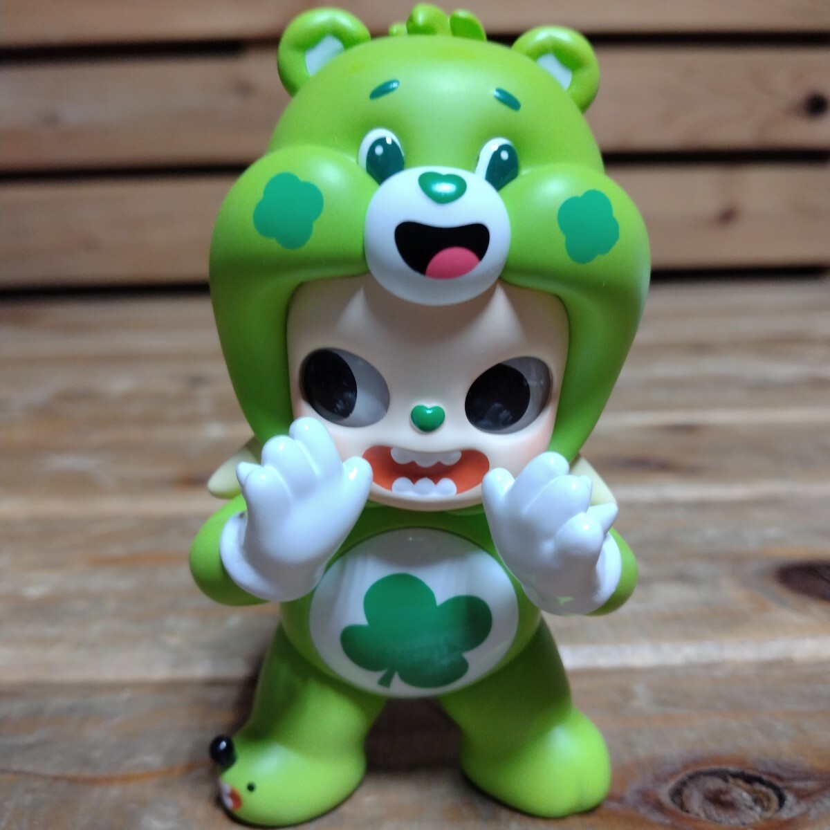 POPMART 正規品 Zsiga × Care Bears シリーズ Love-a-Lot Bear&Good-Luck-Bear ジィシーガ×ケアベア セット_画像3