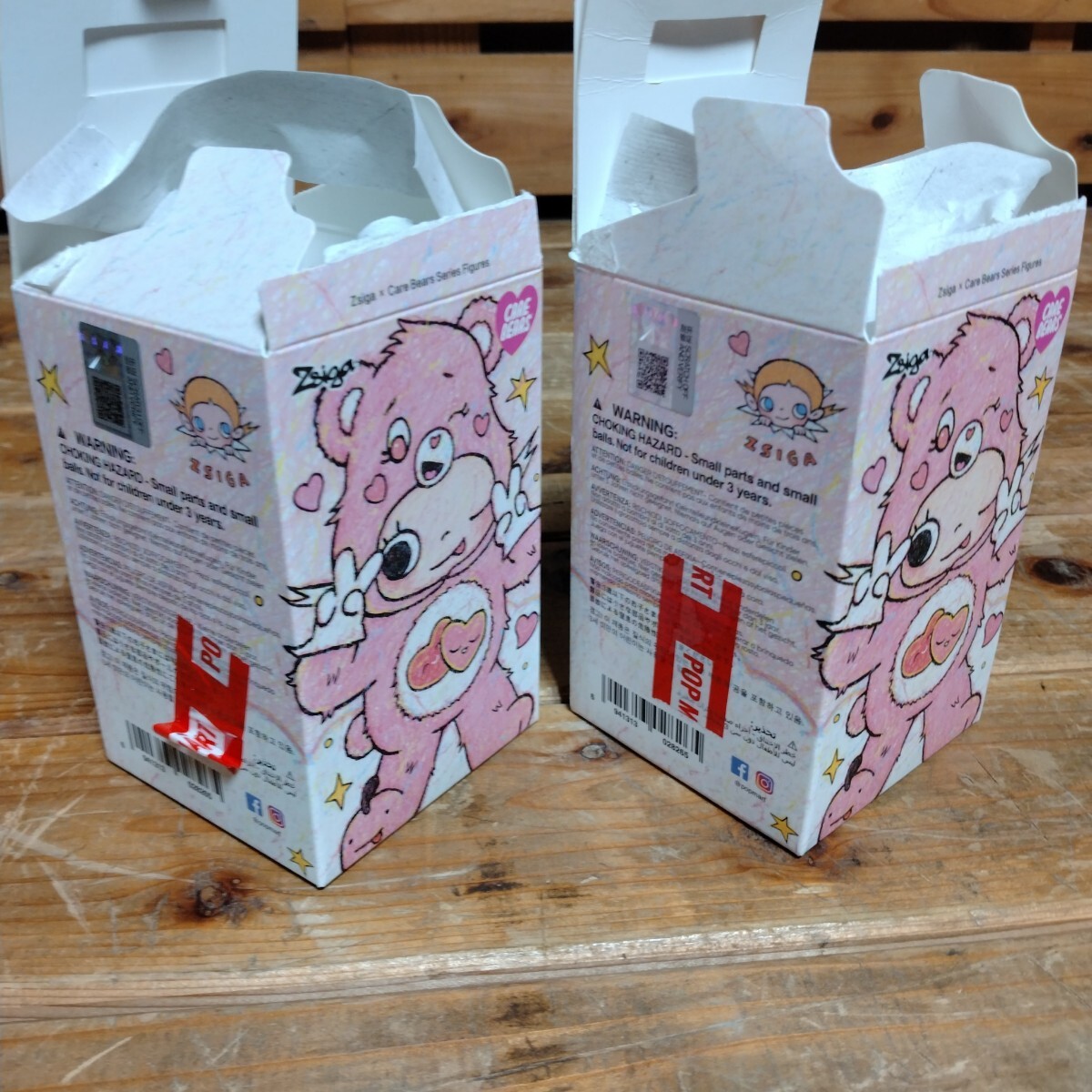 POPMART 正規品 Zsiga × Care Bears シリーズ Love-a-Lot Bear&Good-Luck-Bear ジィシーガ×ケアベア セット_画像8