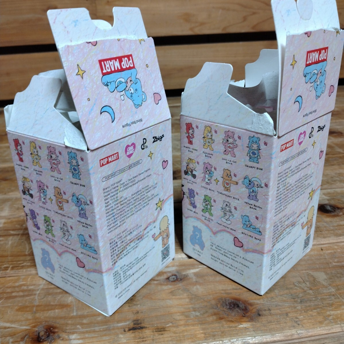 POPMART 正規品 Zsiga × Care Bears シリーズ Love-a-Lot Bear&Good-Luck-Bear ジィシーガ×ケアベア セット_画像9