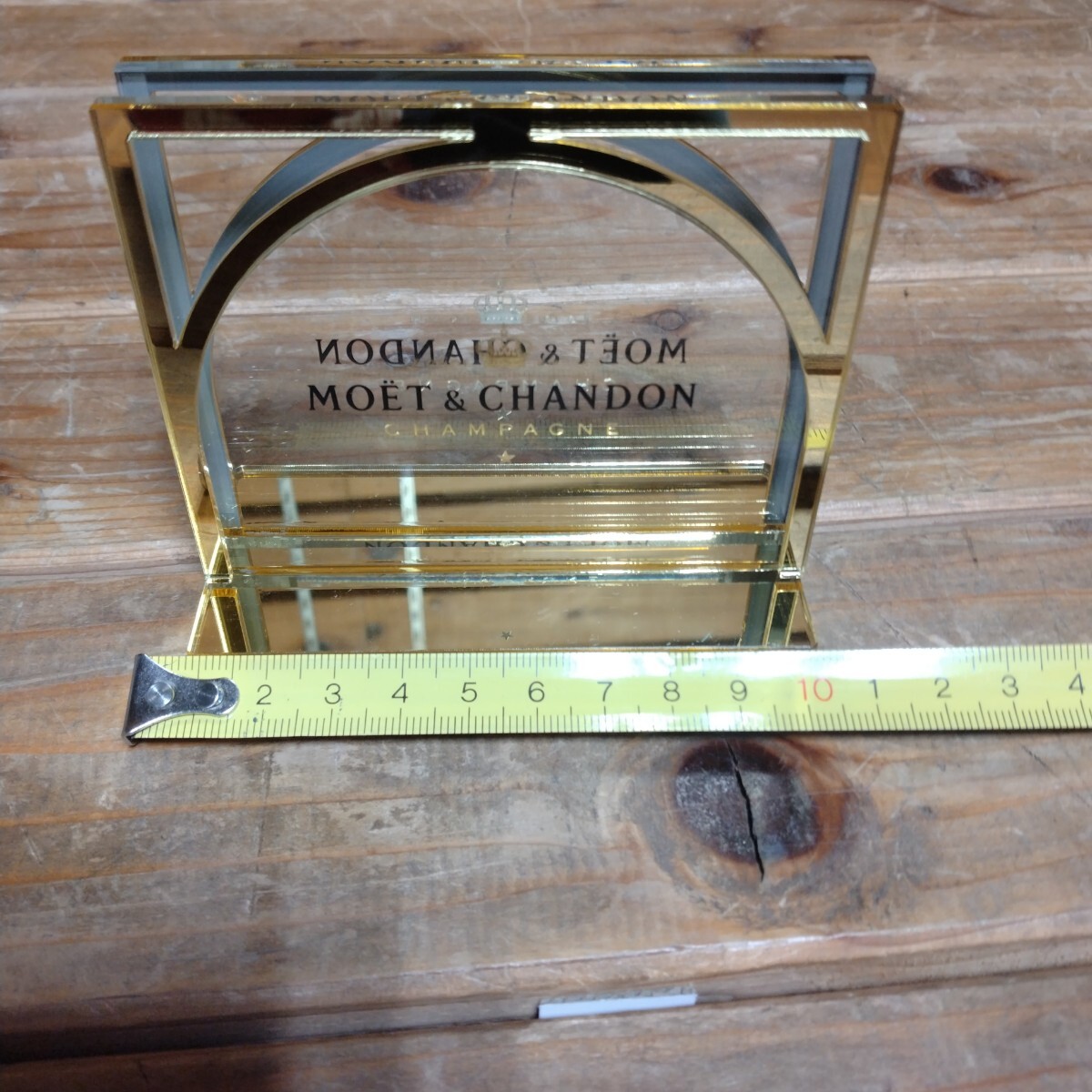 非売品 未使用 MOET&CHANDON/モエ・シャンドン メニュー立て 5個セット M&C MENU STAND ノベルティ_画像4