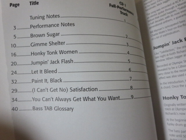Ultimate Bass Play-along Rolling Stones　洋書　ローリング・ストーンズ_画像2