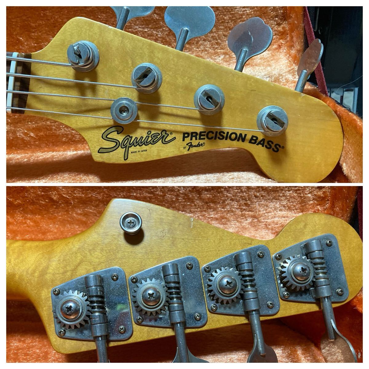 激レア 中古 Sqwier SPB55 JVシリアル 83年製 プレシジョンベース スクワイヤー フェンダー 日本製 ジャパンヴィンテージ ソフトケース付_画像8