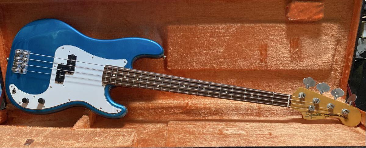 激レア 中古 Sqwier SPB55 JVシリアル 83年製 プレシジョンベース スクワイヤー フェンダー 日本製 ジャパンヴィンテージ ソフトケース付_画像2