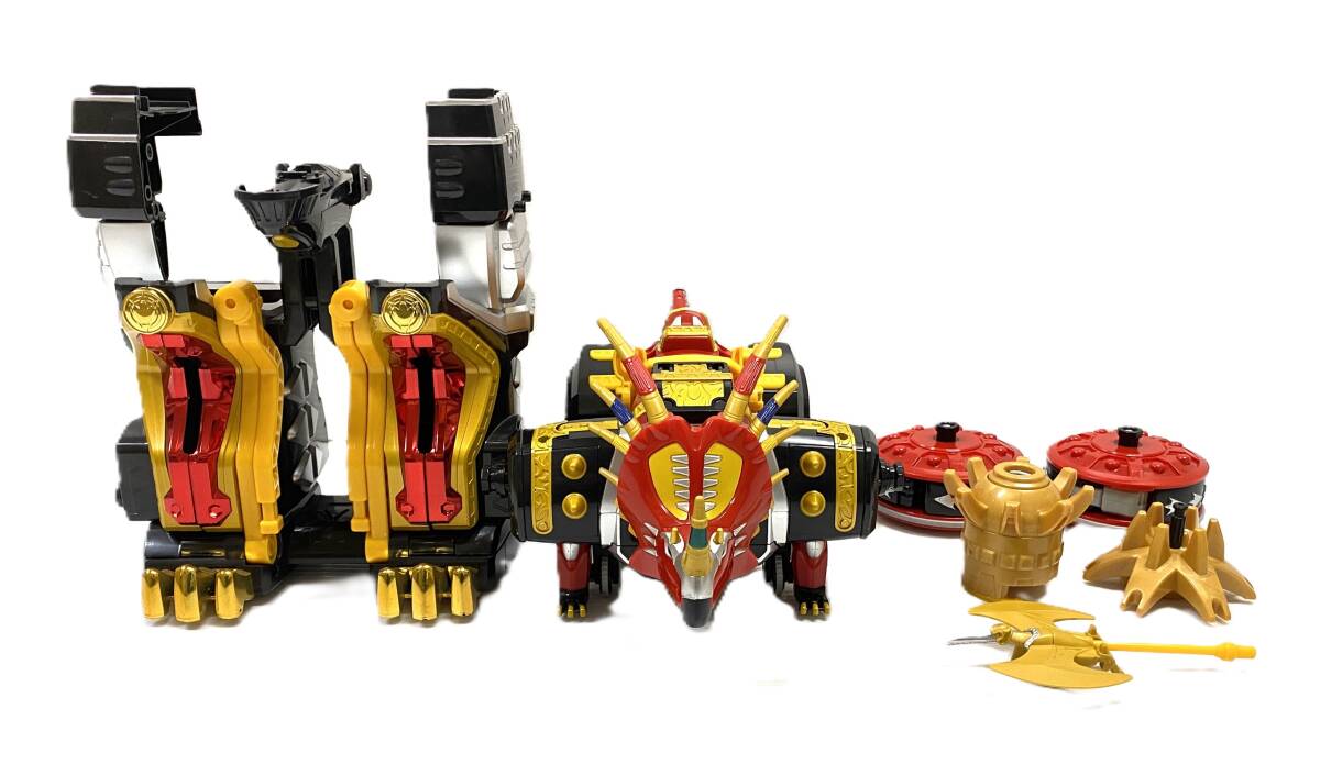 TM/動作確認済 爆竜戦隊アバレンジャー DX爆竜合体 マックスオージャ パーツ欠品あり ジャンク 1017-2_画像5