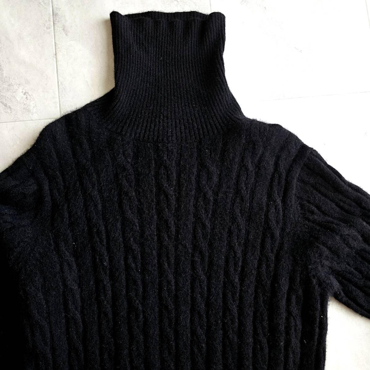 美品 カシミヤ100% ユナイテッドアローズ BEAUTY&YOUTH superior quality clothing 最高峰 高級 タートルネックニットセーター_画像2