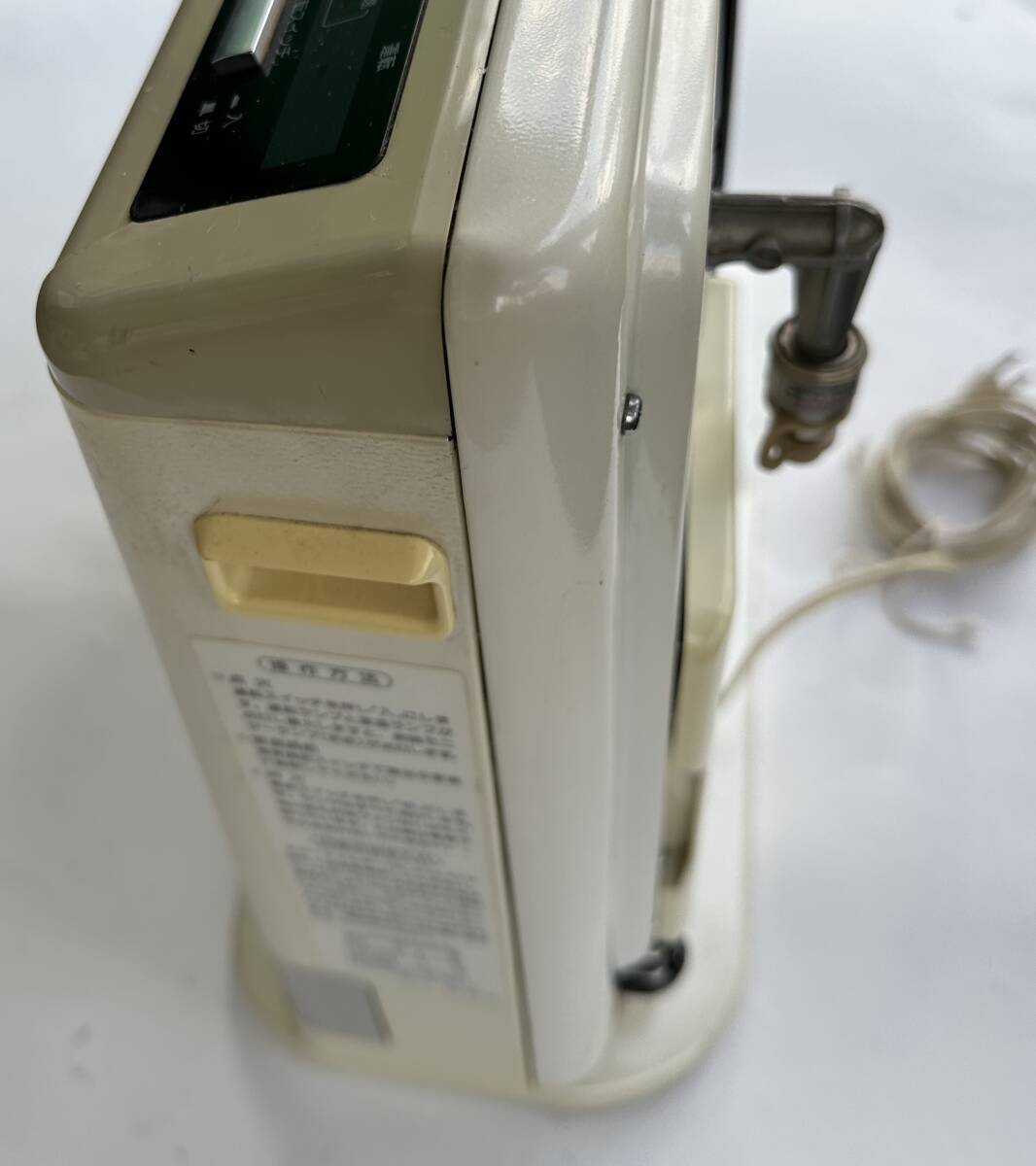 1円~【中古/美品】リンナイ ガスファンヒーター RC-205-1 都市ガス Rinnai Fan Heater2100 暖房 ファン 室内機 温風 冬季暖房 ケーブル付_画像6
