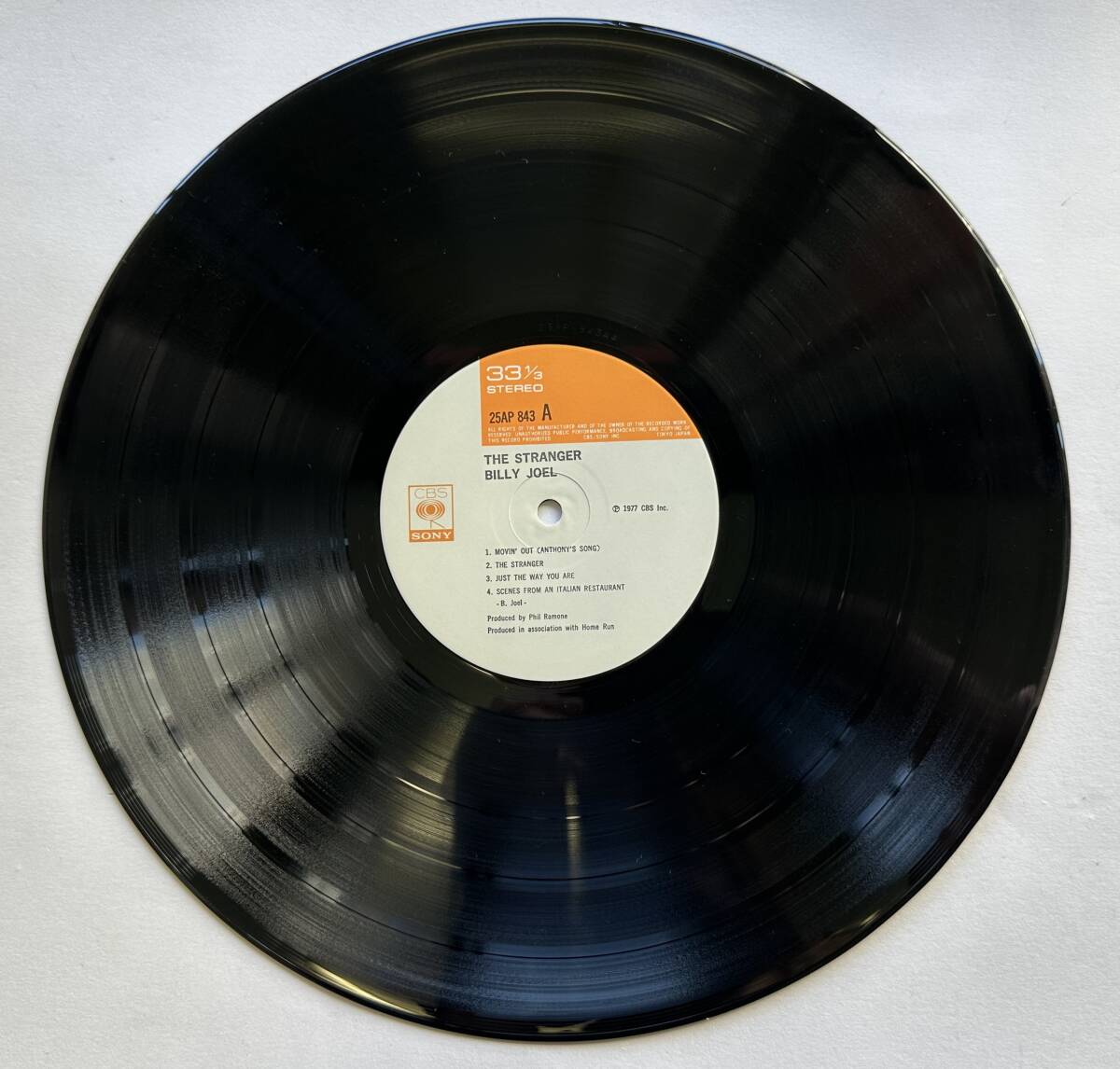 1円~【中古/美盤/国内盤】Billy Joel ビリー・ジョエル The Stranger ストレンジャー 25AP843 帯付 LPレコード_画像3