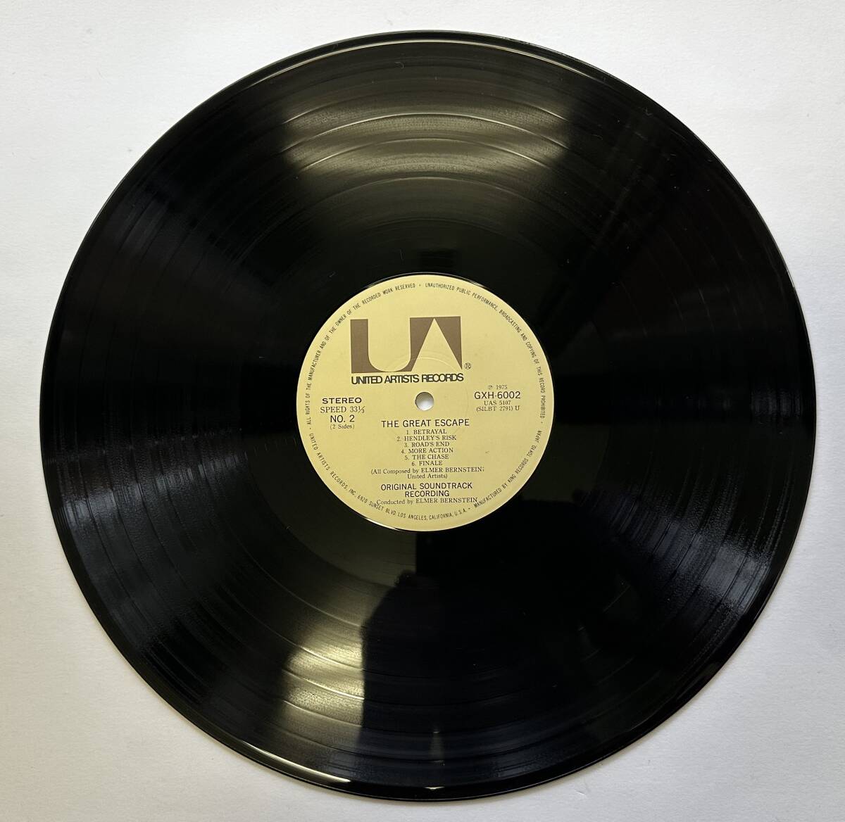 1円~【中古/美盤/国内盤】大脱走 オリジナルサウンドトラック 帯付 LPレコード_画像4