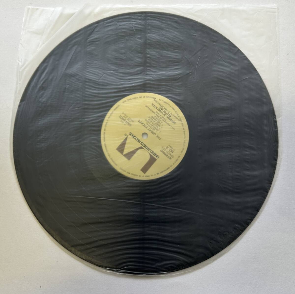 1円~【中古/美盤/国内盤】大脱走 オリジナルサウンドトラック 帯付 LPレコード_画像5