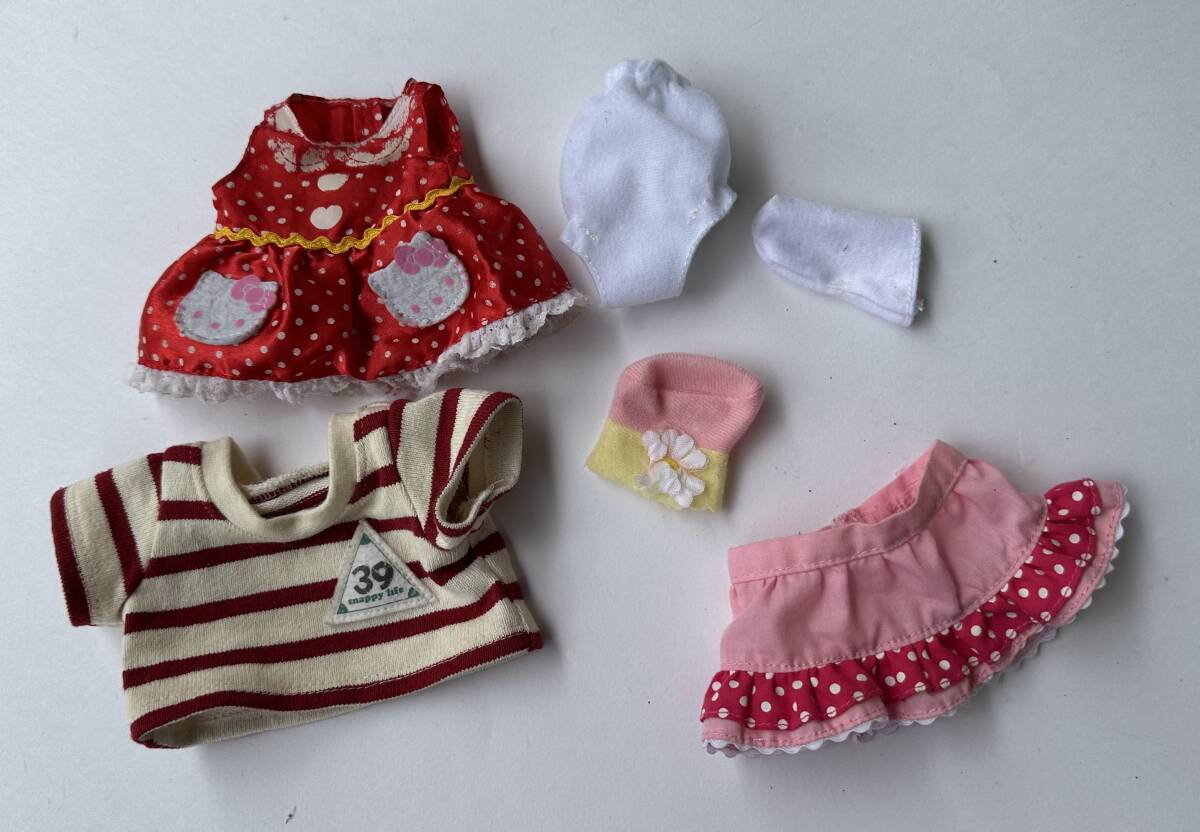 1円~【中古/美品/キャラクタードール】着せ替え人形 メルちゃん お世話人形 レミンちゃん 約26cm フィギュア 着せ替え用付属衣類 他_画像7