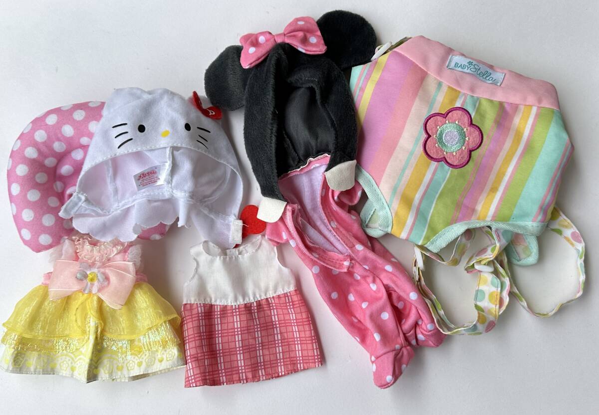 1円~【中古/美品/キャラクタードール】着せ替え人形 メルちゃん お世話人形 レミンちゃん 約26cm フィギュア 着せ替え用付属衣類 他_画像6