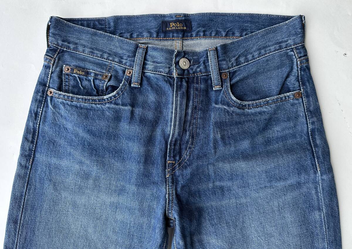 1円~【中古/美品】Polo Ralph Lauren ポロラルフローレン デニム 25 THE AVERY BOYFRIEND ボーイフレンド メキシコ製_画像2