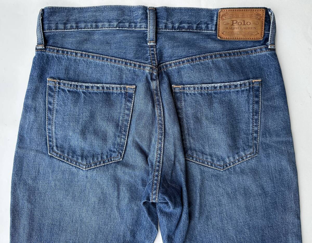 1円~【中古/美品】Polo Ralph Lauren ポロラルフローレン デニム 25 THE AVERY BOYFRIEND ボーイフレンド メキシコ製_画像8