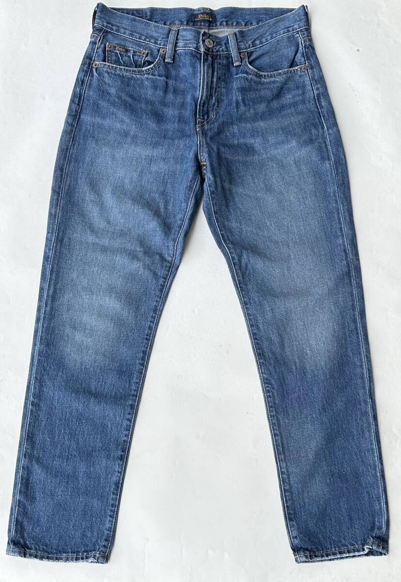 1円~【中古/美品】Polo Ralph Lauren ポロラルフローレン デニム 25 THE AVERY BOYFRIEND ボーイフレンド メキシコ製_画像1