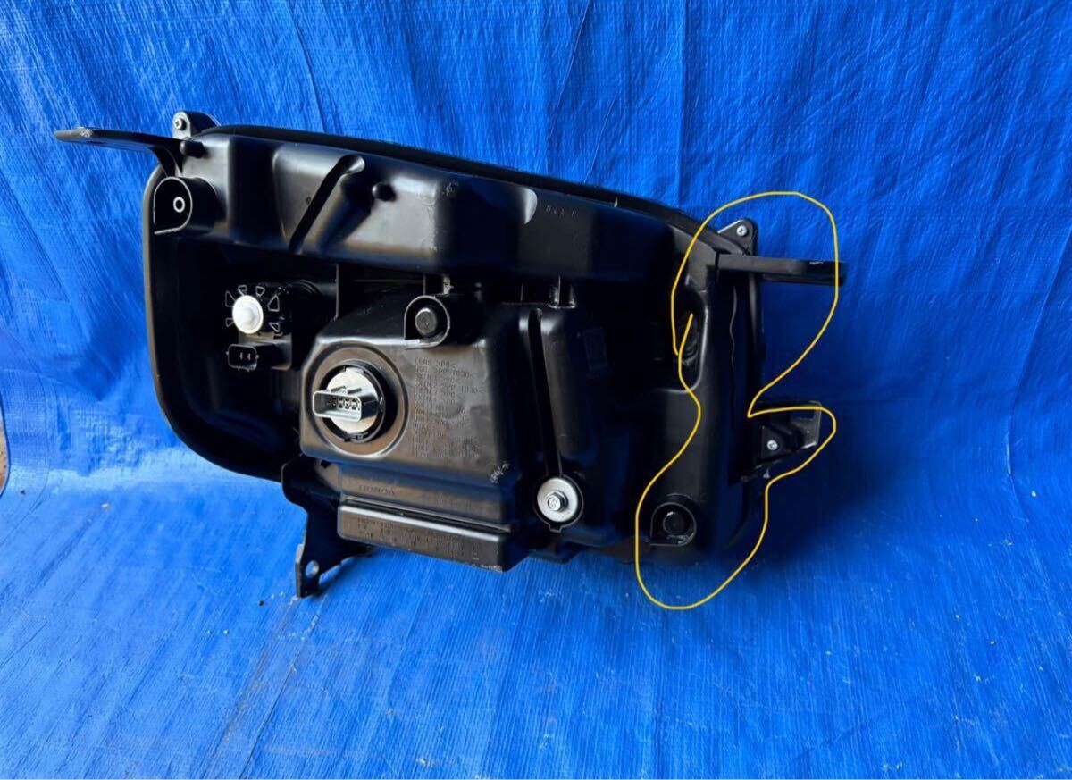 JF5/JF6 N-BOXカスタム/NBOXカスタム 純正 左ヘッドライト/左ライト STANLEY W6712 LED★状態良好★ N box headlight_画像6