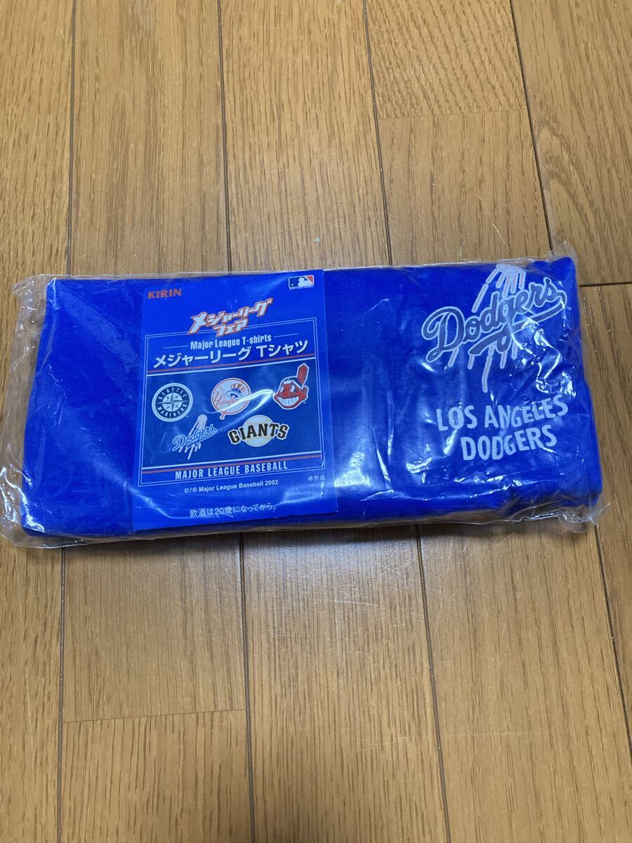 【非売品】KIRIN メジャーリーグTシャツ　ドジャース　フリーサイズ_画像4