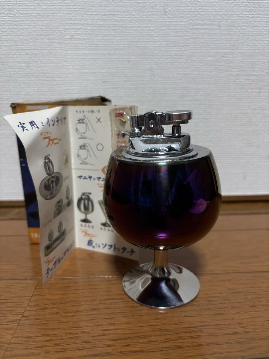 【ビンテージ】昭和レトロ 希少　卓上ライター デンサンファニー5050 未使用　_画像2