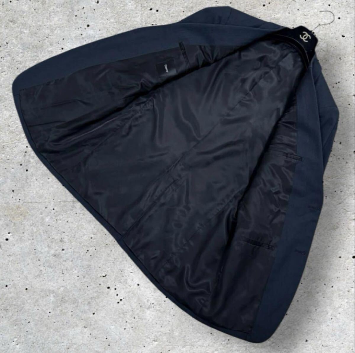 良品 現行タグ Theory セオリー WELLAR A NEW TAILOR ニューテイラー 伸縮性 ストレッチ テーラードジャケット ブレザー サイズ40R 2B 紺_画像5