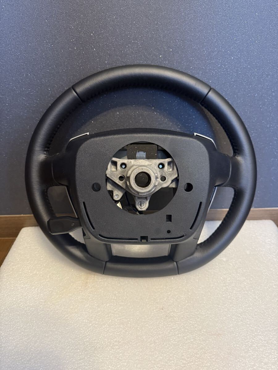 30 プリウス α アクア 純正 レザー ハンドル ステアリング 前期後期 14_画像4