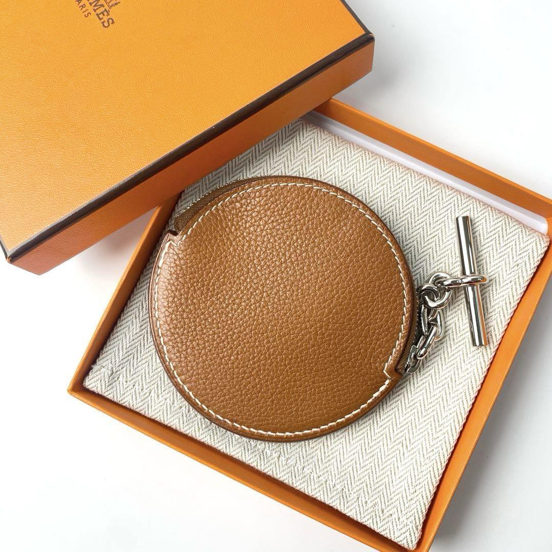 エルメス HERMES コインケース ストラップ バレニア カーフスキン_画像1