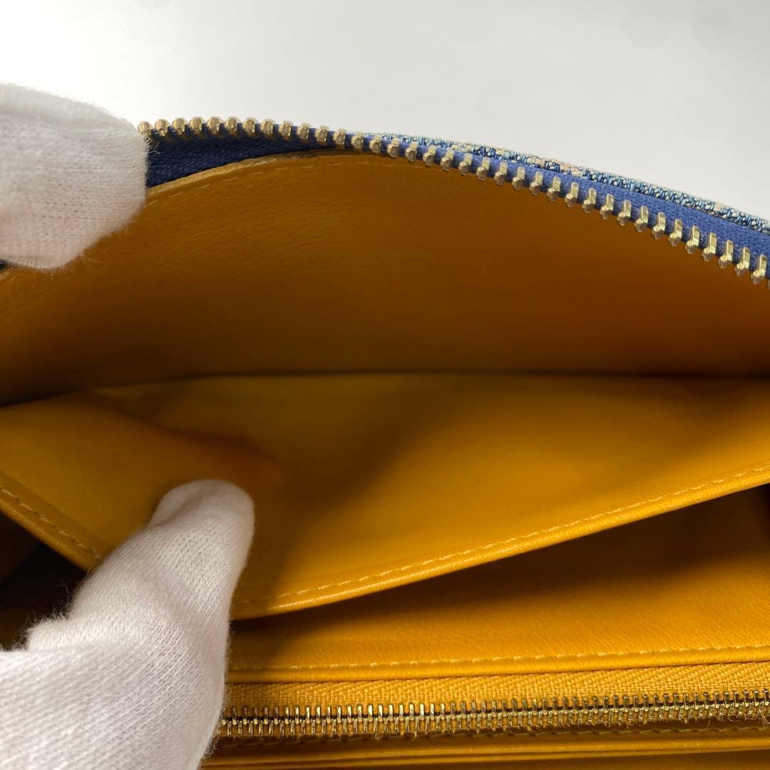 ルイ ヴィトン モノグラム デニム ジッピーウォレット M82958_画像7