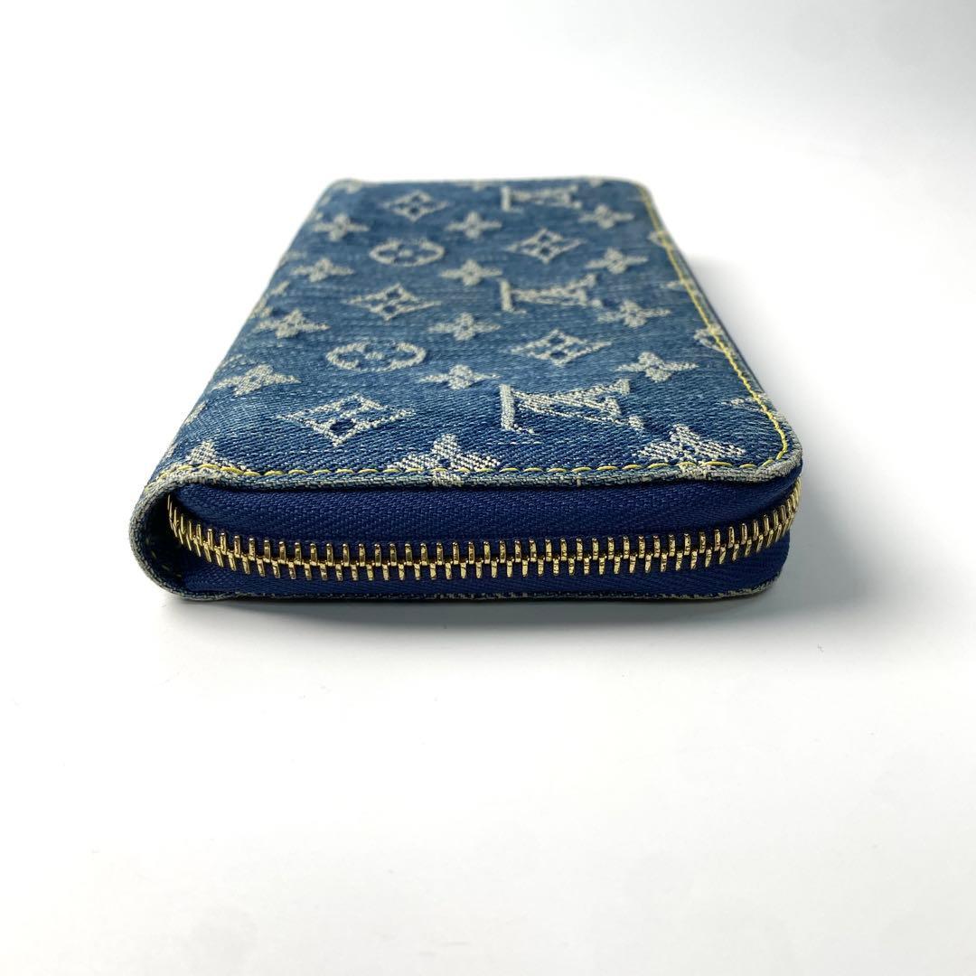 ルイ ヴィトン モノグラム デニム ジッピーウォレット M82958_画像4