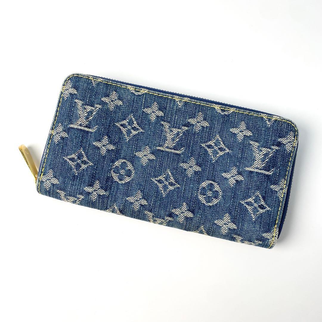 ルイ ヴィトン モノグラム デニム ジッピーウォレット M82958_画像1