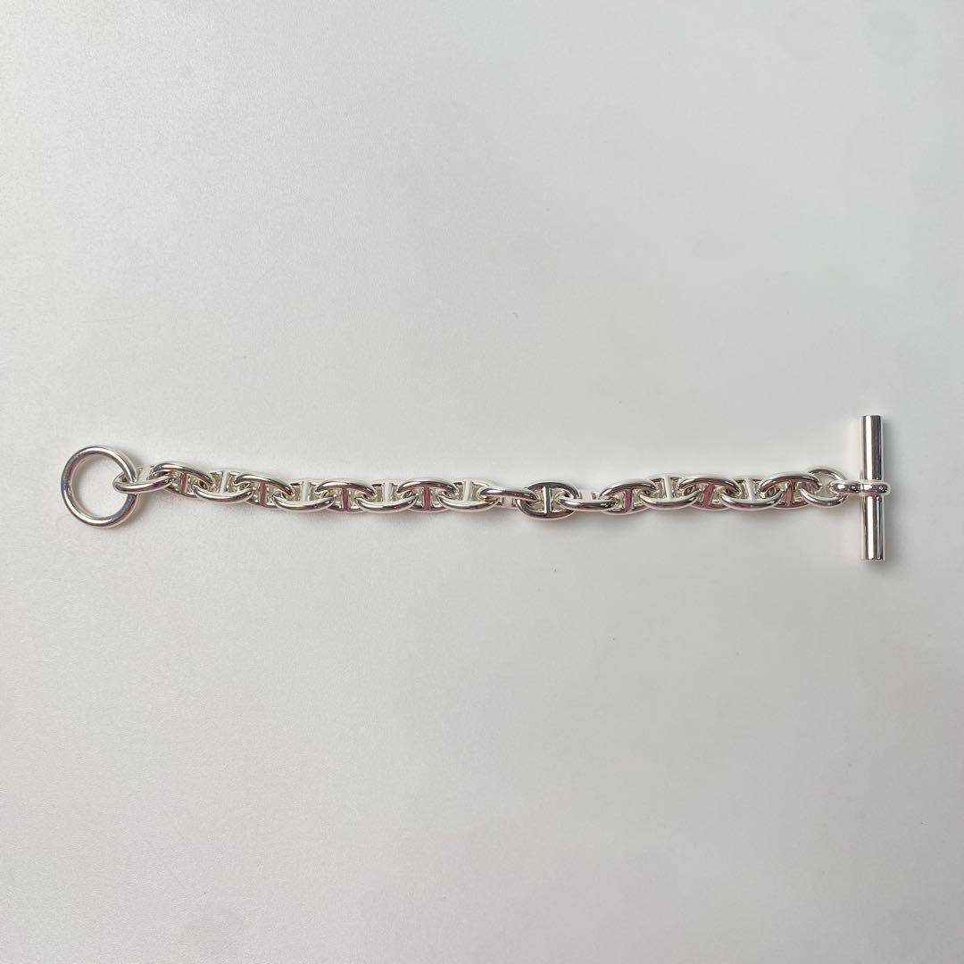 未使用 エルメス HERMES シェーヌダンクル PM 17コマ ブレスレット_画像4