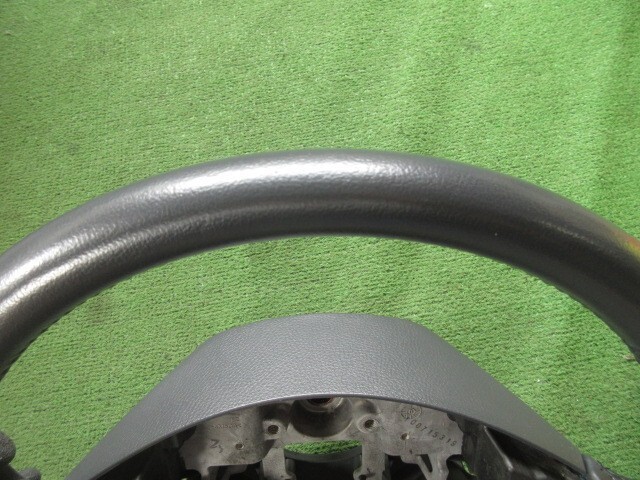 ワゴンR MH23S ステアリング レザー 48110-82K51-P4Z ハンドル グレー 中身なし エアバック取り外し済み スズキ H22年_画像6