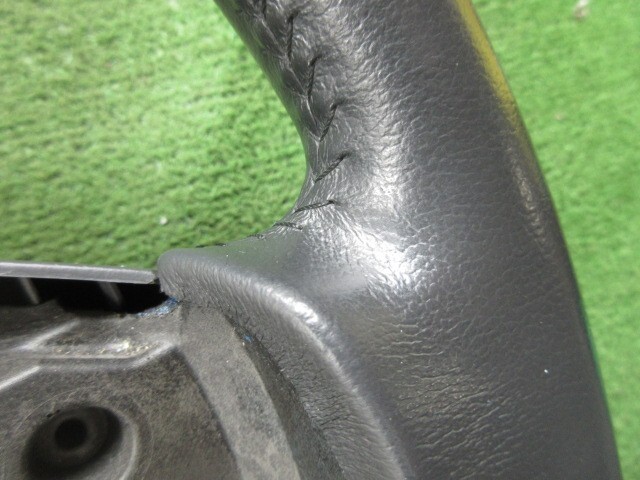 ワゴンR MH23S ステアリング レザー 48110-82K51-P4Z ハンドル グレー 中身なし エアバック取り外し済み スズキ H22年_画像7