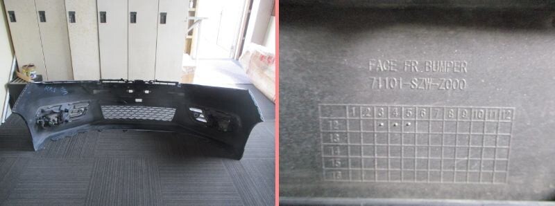 ステップワゴン スパーダ RK5 フロントバンパー NH737M ポリッシュドメタルM 71101-SZW-Z000 ホンダ 【発送は法人宛のみ! 個人手渡し可!!】_画像10