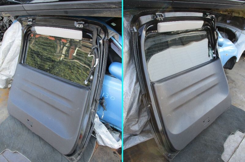 セレナ HFC26 S-HYBRID HWS バックドア リアゲート KH3 スーパーブラック K010M-1VAMA バックカメラ H25年 【法人宛のみ発送! 個人宅不可】_画像9