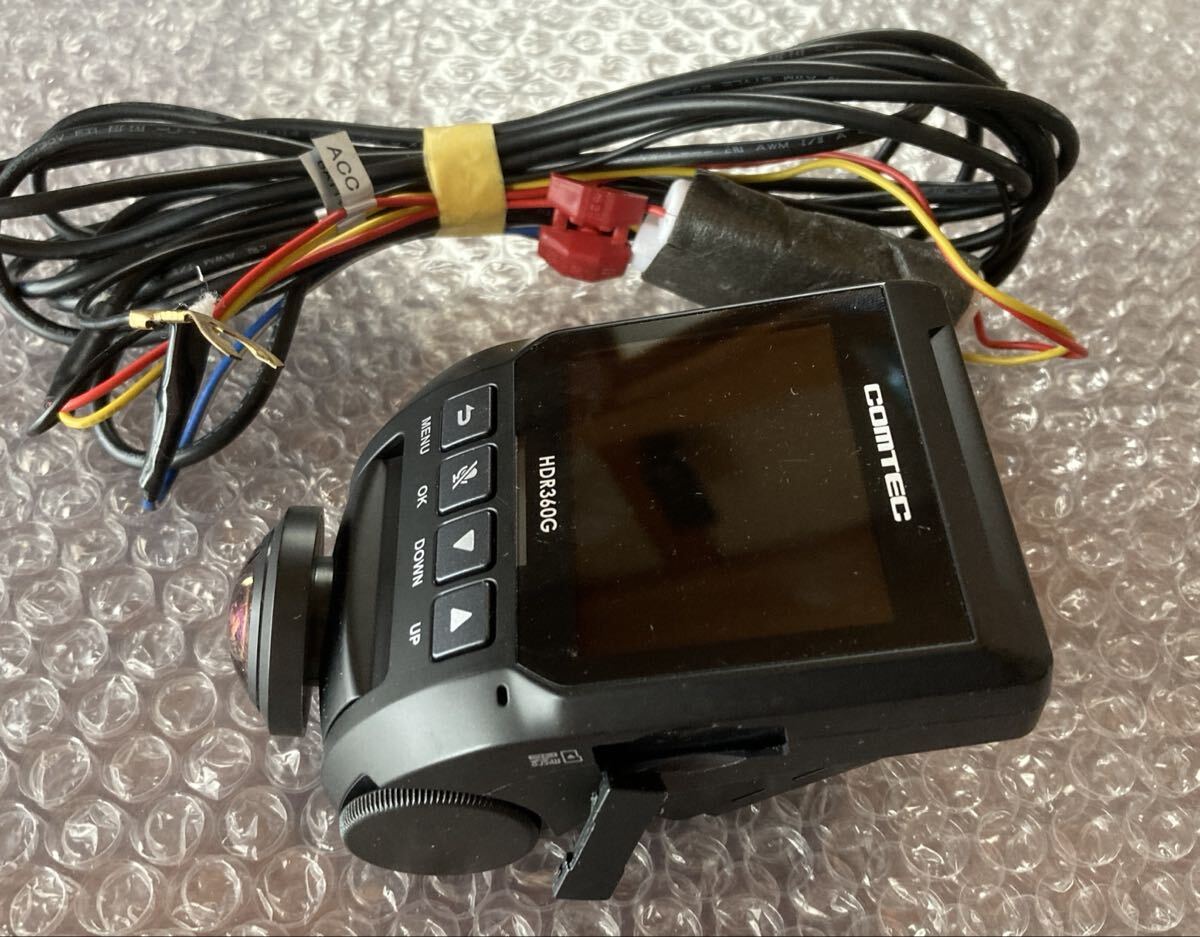 コムテック COMTEC HDR360G ドラレコ ドライブレコーダー 360°カメラ 中古品_画像5
