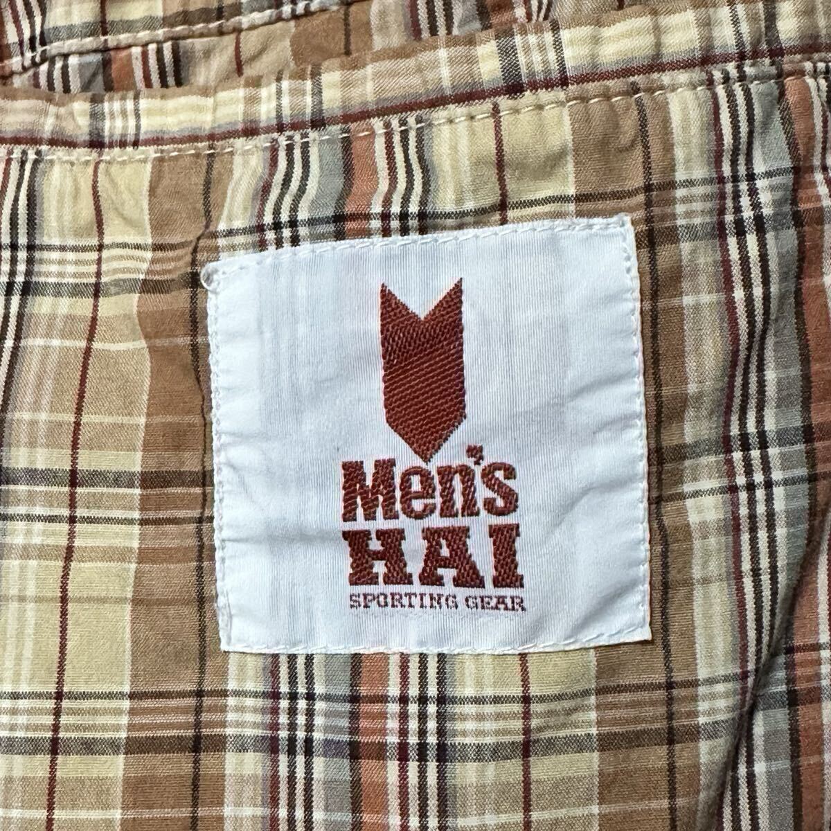 イッセイミヤケ HAI sporting GEAR カバーオール ジャケット MA(大きめ)XL位 アイボリー ワッペン ISSEY MIYAKE ハイスポ ワーク コート_画像8