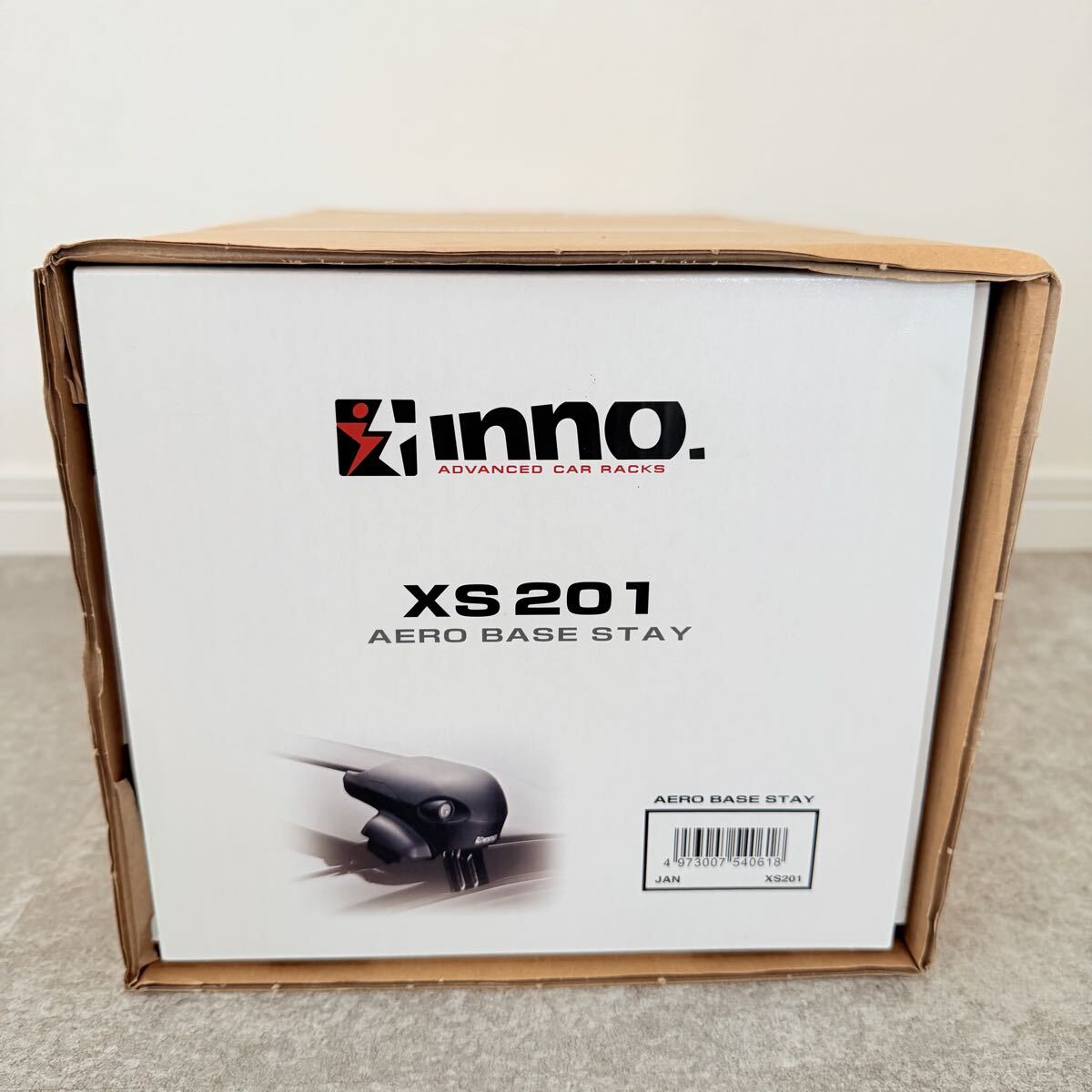 【未開封】 カーメイト inno XS201 ルーフキャリア エアロベース ステー スムースルーフ_画像2