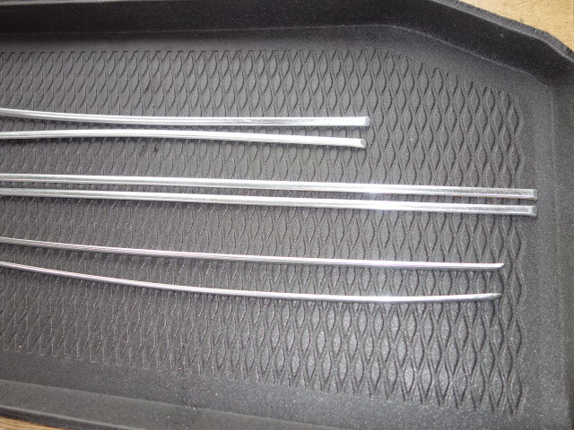 VW空冷ビートルタイプ１ ボディモールディング 6本 純正 中古 当時物_画像2