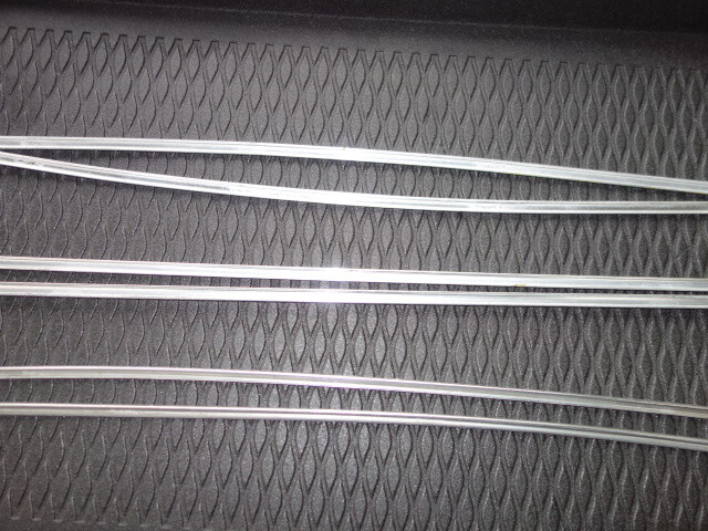 VW空冷ビートルタイプ１ ボディモールディング 6本 純正 中古 当時物_画像7