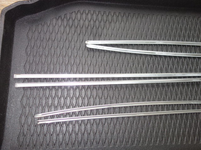 VW空冷ビートルタイプ１ ボディモールディング 6本 純正 中古 当時物_画像8