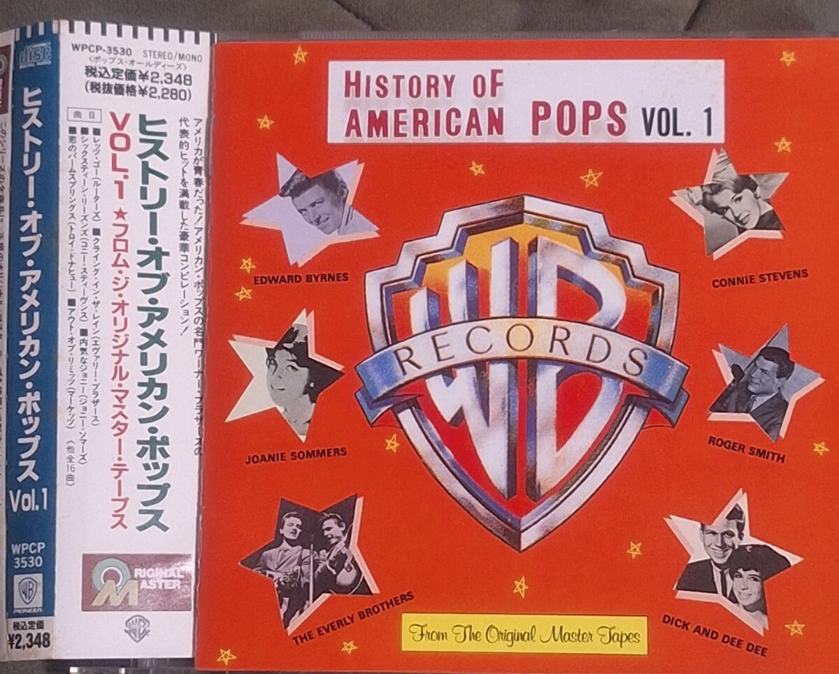 帯付CD(W.B./WPCP-3530)◆ 『フロム・ジ・オリジナル・マスター・テープス/History Of American Pops Vol.1』_画像1