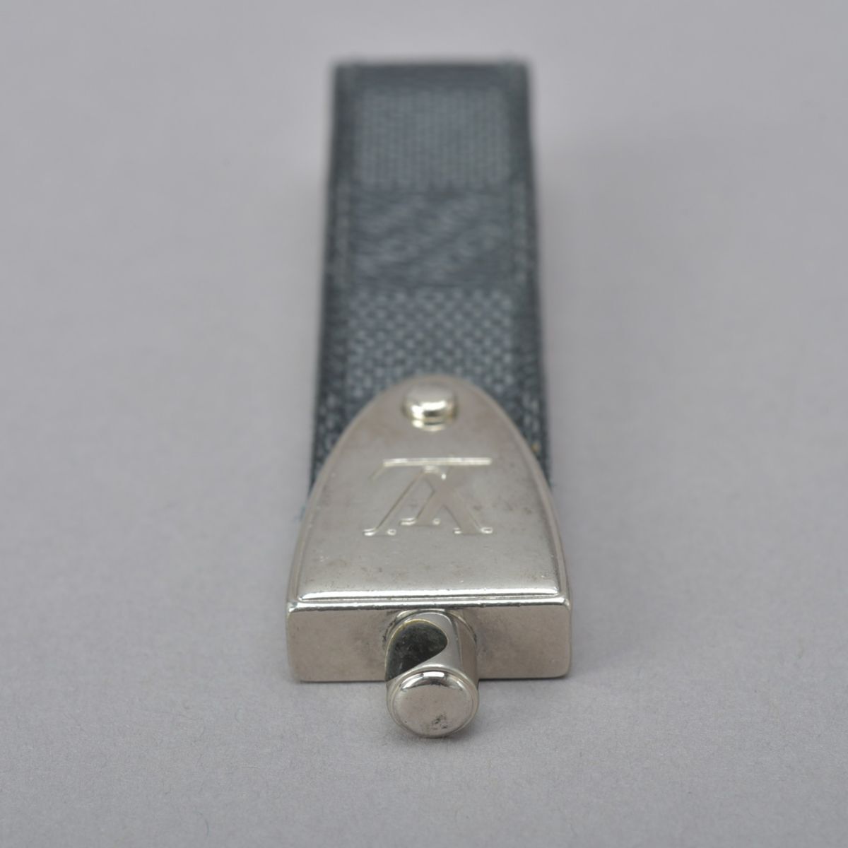  хорошая вещь Louis Vuitton Louis Vuitton Damier Efini porutokreM66496 черный пакет имеется кольцо для ключей сумка очарование #N*1002-99/TLk.a