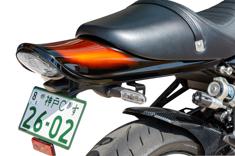 Y★10％OFF★新品PMC　ABSロングテールカウル ver.2 (エボニー グラデーション)　Z900RS　189-1411
