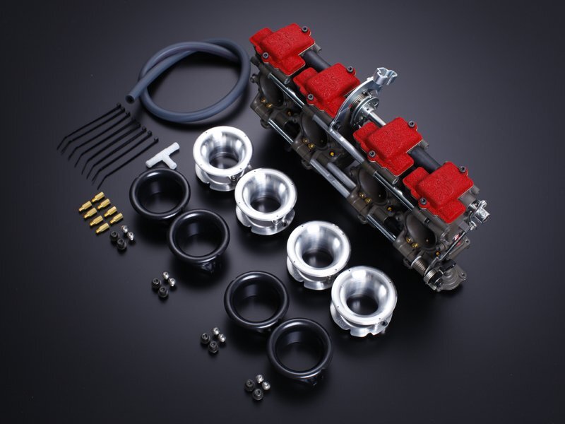 Y★5％OFF★業(yè)販価格はお問合せ下さい★新品ヨシムラKEIHIN FCR-MJN35キャブ (BKボディ)デュアルスタックファンネル仕様　Z1　769-291-4600
