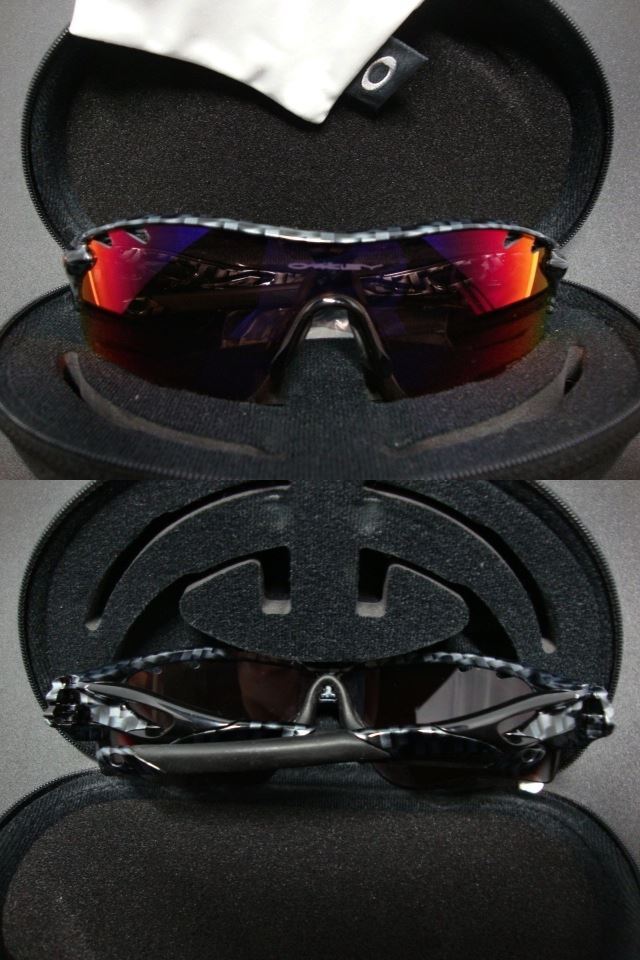 定価4.2万OAKLEY RADARLOCK POLARIZED偏光ミラーレンズPrizm Road Iridium/Carbon Fiber CUSTOMレーダーロック サングラス カスタム メンズ_画像6