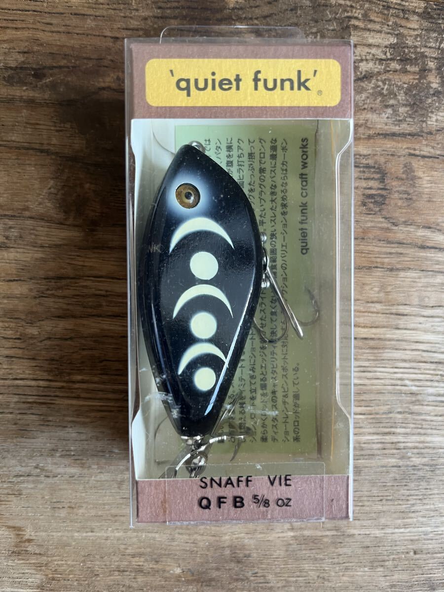quiet funk クワイエットファンク SNAFF VIE 未使用 美品 topwater トップウォーター_画像1