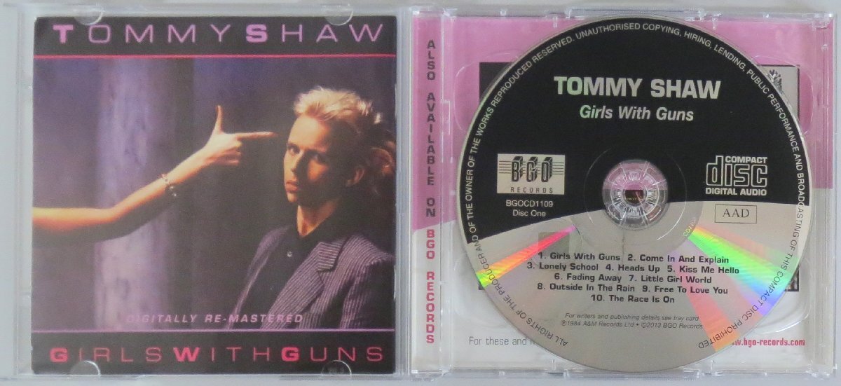 TOMMY SHAW / GIRLS WITH GUNS/WHAT IF / BGOCD1109 UK盤 2CD［トミー・ショウ, STYX, Damn Yankees］中古CD_画像4