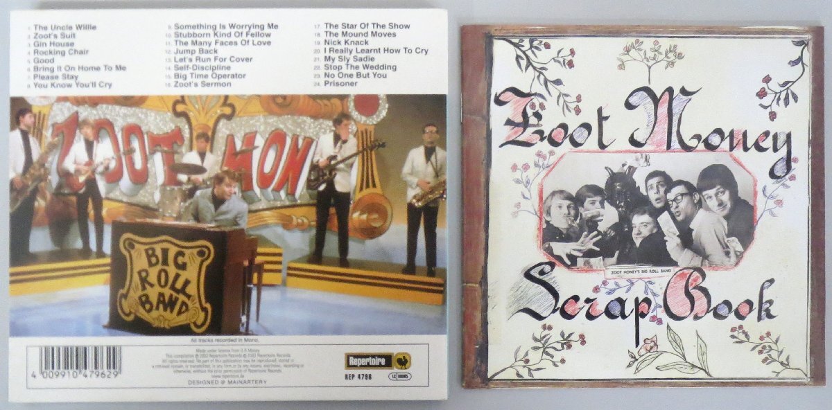 ZOOT MONEY'S BIG ROLL BAND / As & Bs SCRAPP BOOK / REP 4796 輸入盤 ［エリック・バードン、アニマルズ］中古CD_画像2